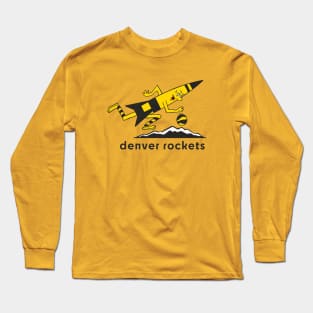 Retro Denver Rockets Long Sleeve T-Shirt